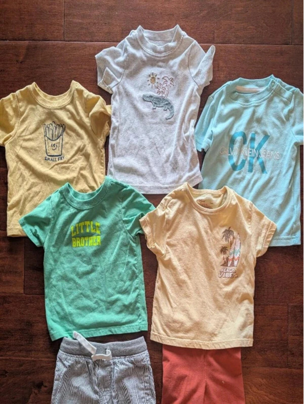 Lot Shirts 12m & Bottoms 18m Carter's Calvin Klein Cat & Jack Wonder Nation